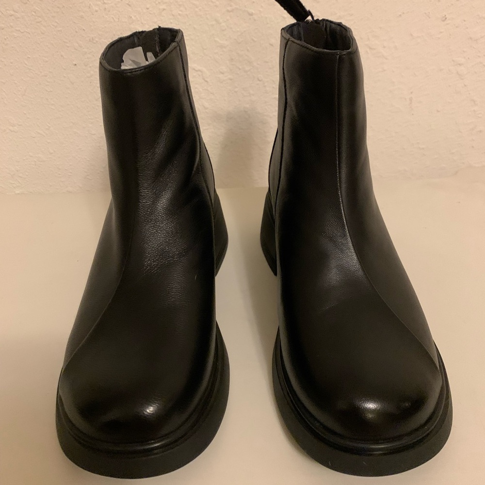 Men's Black Leather Boots